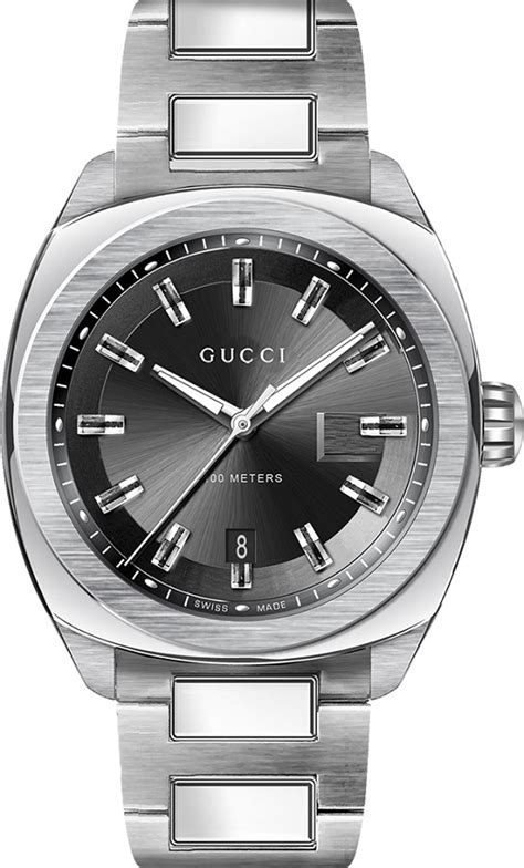 gucci watch ya142201|Gucci GG2570 Xl Black Sun Brushed Dial Men's Watch .